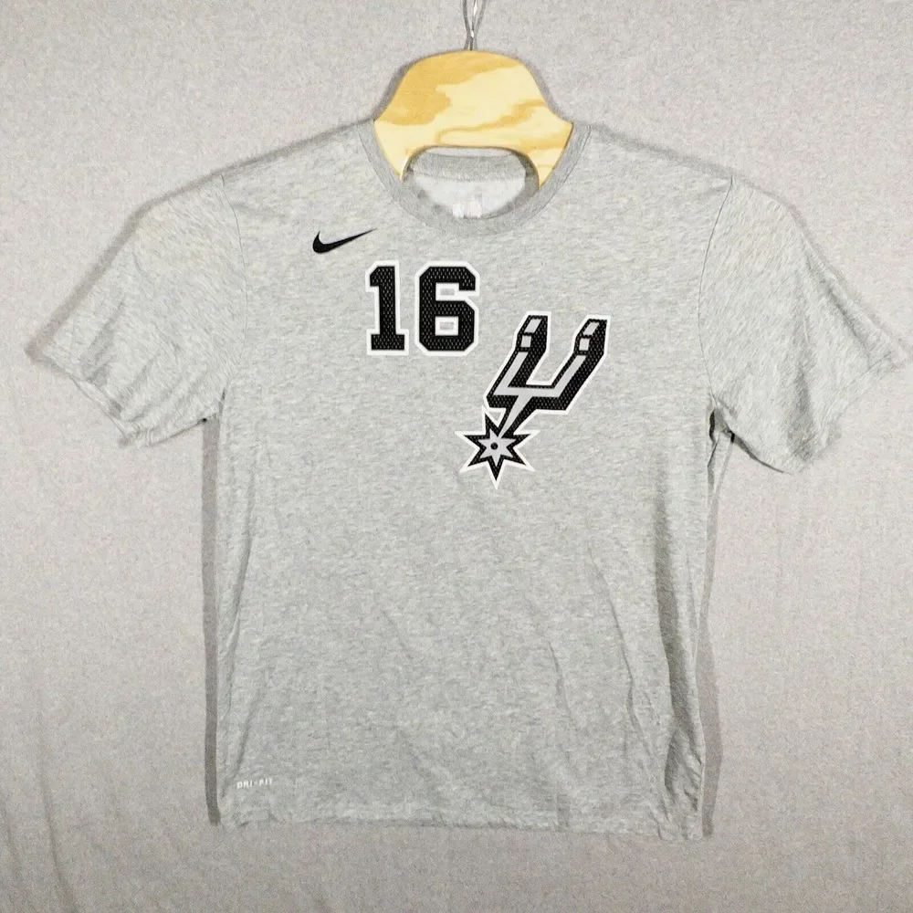 The Nike Tee Dri Fit San Antonio Spurs Pau‎ Gasol Mens Medium